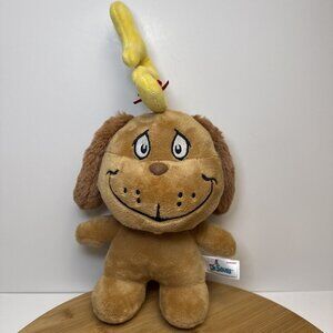 Dr Seuss Grinch Max Reindeer 12"‎ Plush Weighted Feet Freestanding 2021 Aurora